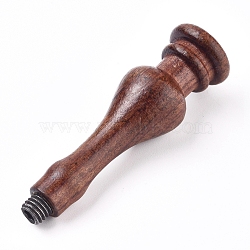 Pear Wood Handle, for Wax Seal Stamp, Wedding Invitations Making, BurlyWood, 80x22.5mm, Inner Diameter: 7.5mm(AJEW-WH0121-35C)