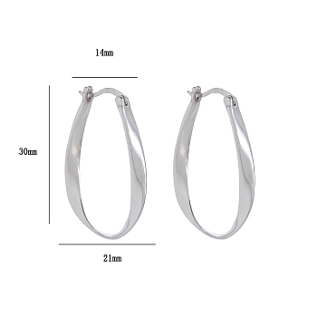 925 Silver Mobius Loop Earrings, Stylish Daily Wear Fashion Accessories