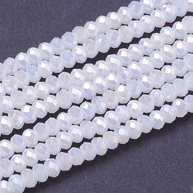 Faceted Electroplate Glass Rondelle Bead Strands(X-EGLA-R048-2mm-36)-2