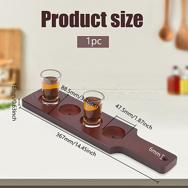 Wooden Shot Glasses Serving Tray(WOOD-WH0029-47)-2