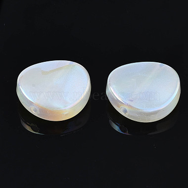 Rainbow Iridescent Plating Acrylic Beads(PACR-S221-003)-3