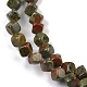 Natural Unakite Beads Strands(G-A257-A16-01)-4