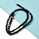 Natural Black Onyx(Dyed & Heated) Beads Strands(G-G085-B44-01)-2