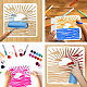 PET Hollow Out Drawing Painting Stencils(DIY-WH0405-0088)-4