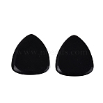 Natural Obsidian Guitar Picks, Stone Plectrums for Guitar Players, 31.5~32.5x27~27.5x2.5~4mm(G-Q602-11C)
