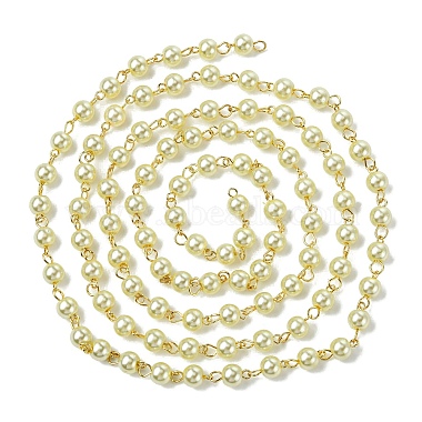 LemonChiffon Iron+Glass Handmade Chains Chain