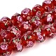 Handmade Luminous Lampwork Beads Strands(LAMP-N037-01B)-1
