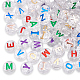 CHGCRAFT Plating Transparent Acrylic Beads(MACR-CA0001-01)-1
