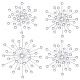 4Pcs Iron & Acrylic Wall Decorations(AJEW-WH0871-55P)-1