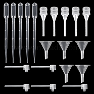 Elite Jewelry Tool Sets, Including Plastic Funnel Hopper & Dropper & Pump & Spring Trasfer Pipettes(TOOL-PH0001-72)