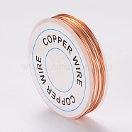 Copper Jewelry Wire, Raw(Unplated), 20 Gauge, 0.8mm, about 9.84 Feet(3m)/roll(X-CWIR-CW0.8mm-14)