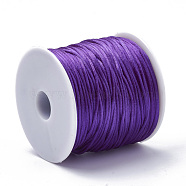 Nylon Thread, Mauve, 2.5mm, about 32.81 Yards(30m)/Roll(NWIR-Q010B-676)