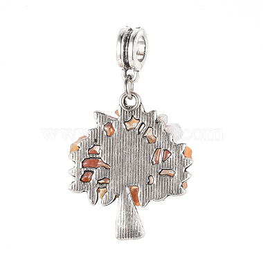 Antique Silver Plated Alloy European Dangle Charms Sets(PALLOY-JF00443)-3
