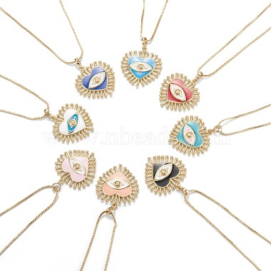Mixed Color Brass Necklaces