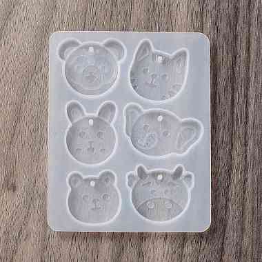 Rabbit/Dragon/Cat Pendant DIY Silicone Mold(DIY-K073-09B)-3