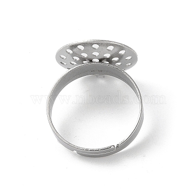 304 Stainless Steel Sieve Ring Settings(STAS-K278-06A-P)-3