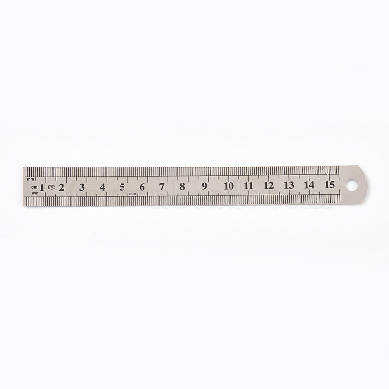 Stainless Steel Ruler, 15/20/30cm Metric Rule Precision Double Sided ...