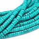 Natural Magnesite Heishi Beads Strands(TURQ-E022-26B-6mm)-1