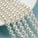 Baking Painted Pearlized Glass Pearl Round Bead Strands(HY-Q330-8mm-02)-1