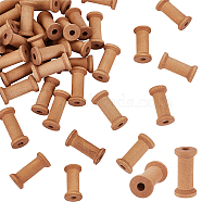 Wood Thread Bobbins, for Embroidery and Sewing Machines, BurlyWood, 2x4cm(TOOL-WH0125-106B-02)