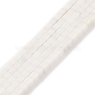 Natural Agate Beads Strands, Dyed, Cube, White, 2x2x2mm, Hole: 1mm, about 150pcs/strand, 15.08 inch(38.3cm)(G-M422-A01-04M)