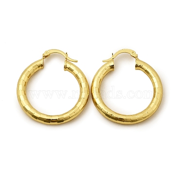 Brass Hoop Earring(EJEW-P265-01G)-1