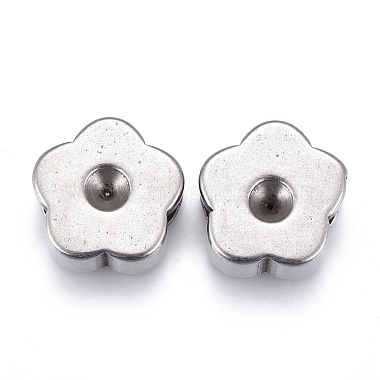 Stainless Steel Color Flower Stainless Steel Beads