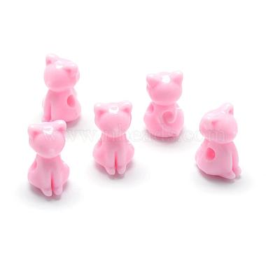 Opaque Acrylic Kitten Beads(MACR-S830-02H)-1