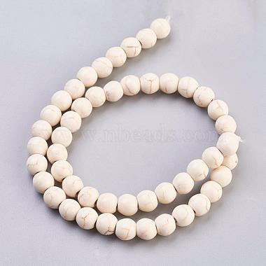 Synthetic Magnesite Beads Strands(X-TURQ-8D-011)-4