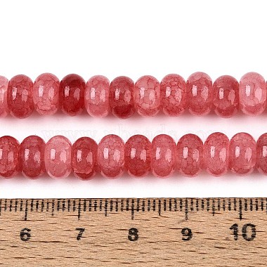 ガラスビーズストランド(X-GLAA-N059-5x8mm-23)-4