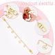 Elite 2Pcs Mother's Day Theme Brass Cable Chain Bag Handles(FIND-PH0008-92)-4