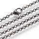 Iron Rolo Chains Necklace Making(MAK-R015-45cm-B)-1