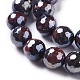 Electroplated Natural Tiger Eye Beads Strands(G-F660-02-12mm)-3