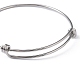 Adjustable 316 Surgical Stainless Steel Expandable Bangle Making(MAK-M188-02)-3