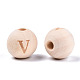 Unfinished Natural Wood European Beads(WOOD-S045-143A-01V)-2