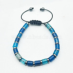 Bohemian Style Unique Design Beaded Bracelets, Column Natural Agate Adjustable Bracelets for Women(GO1356-6)