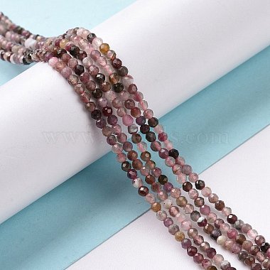 Natural Tourmaline Beads Strands(G-P488-01B)-2