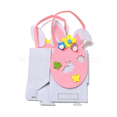 sac de bonbons lapin de Pâques en tissus non tissés(ABAG-P010-A01)-2