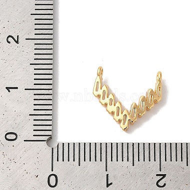 latón micro pavimenta claro cubic zirconia encantos(KK-M294-23G)-3