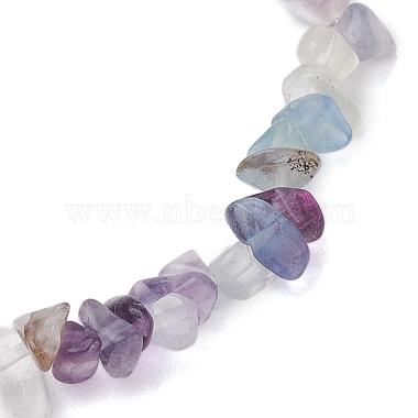 Natural Fluorite Beads Kids Bracelets(BJEW-JB10611-06)-4