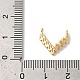 latón micro pavimenta claro cubic zirconia encantos(KK-M294-23G)-3