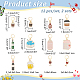 Drink Theme Alloy Enamel Pendant Stitch Markers(HJEW-AB00470)-2