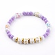 bracelets de perles extensibles en acrylique pour la saint valentin(BJEW-JB06110)-2