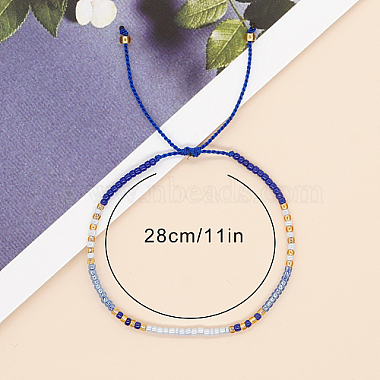 Glass Seed Braided Beaded Bracelets(XC9959-09)-3
