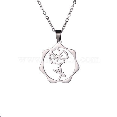 August Poppy Stainless Steel Necklaces
