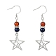 Tibetan Style Alloy Star Dangel Earrings(EJEW-TA00318)-1