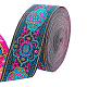 Ethnic Style Embroidery Polyester Ribbon(SRIB-WH0007-02D)-1