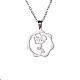 Stainless Steel Pendant Necklaces(PW-WG57218-07)-1