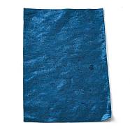 Flannel Fabric, Sofa Cover, Garment Accessories, Rectangle, Teal, 29~30x19~20x0.05cm(DIY-WH0199-15N)