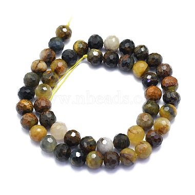 Natural Pietersite Beads Strands(G-K310-A29-9mm)-2